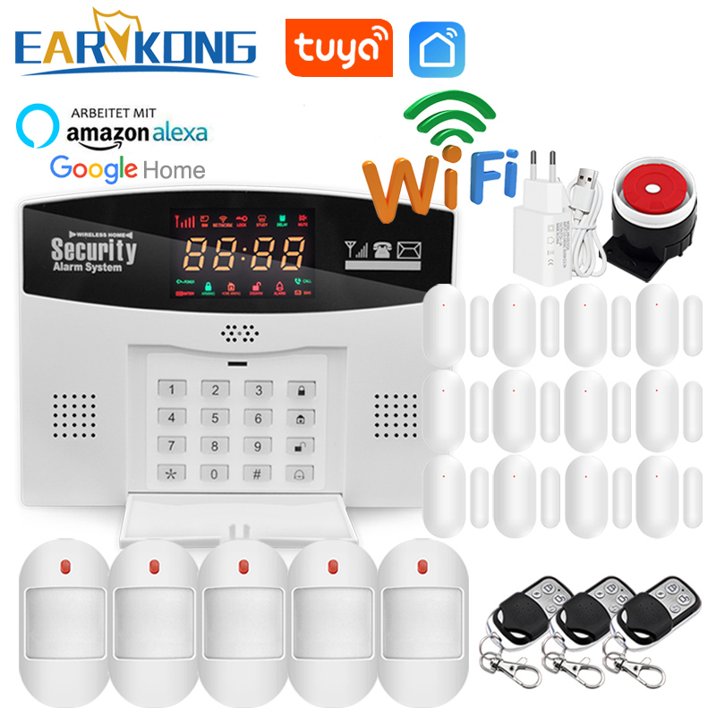 Home Zone Security App - Tuya WiFi Home Burglar Alarm System