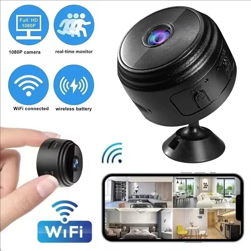 Home Security Video - A9 Mini Cameras 1080P WiFi Smart