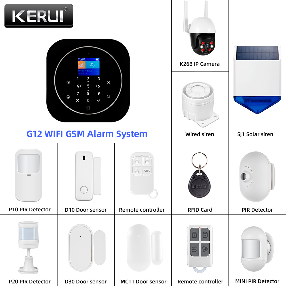 KERUI G12 2G Wifi Wireless Hom - Home Security Diy review and price