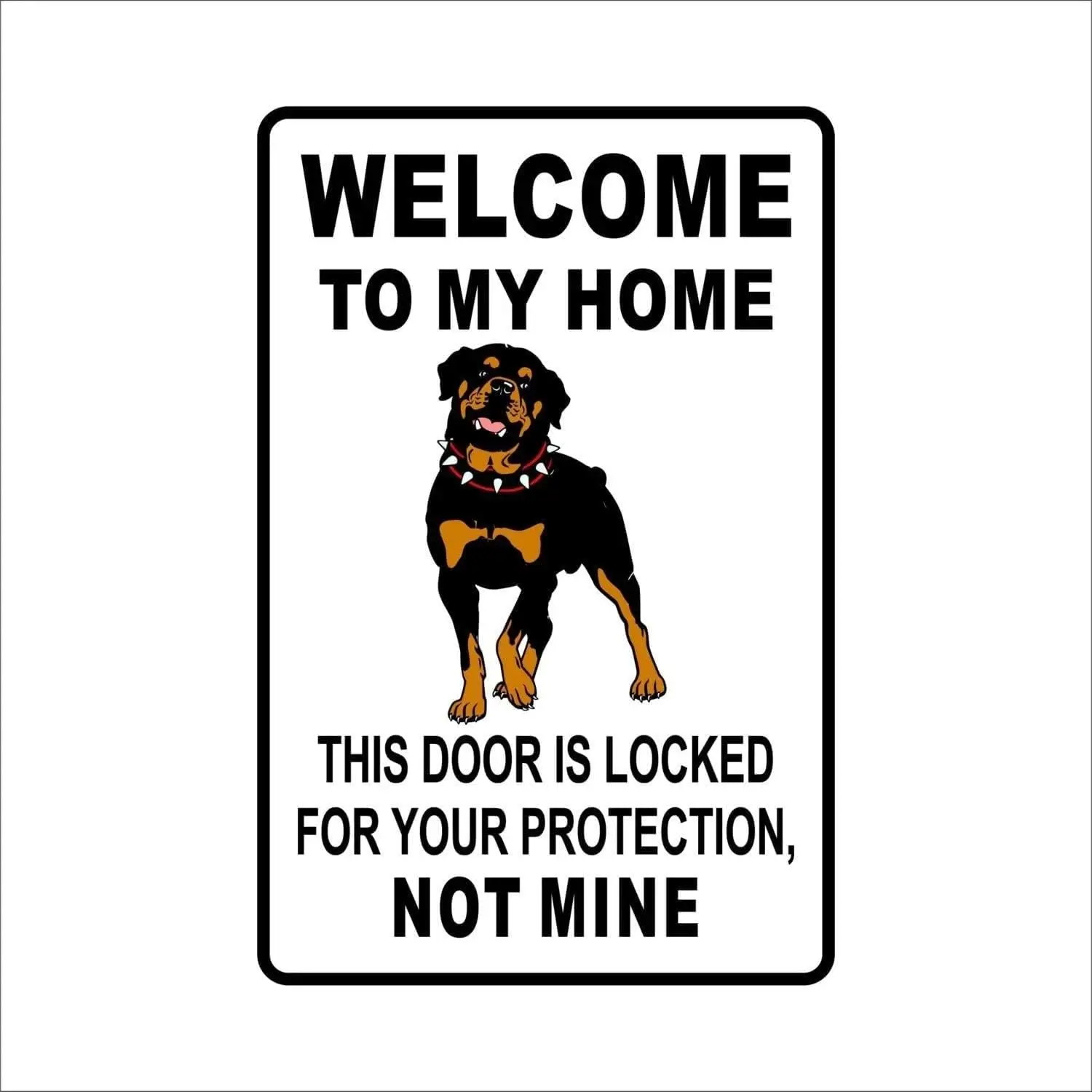 2026 Welcome To My Home Rottwe - Home Security In My Area review and price