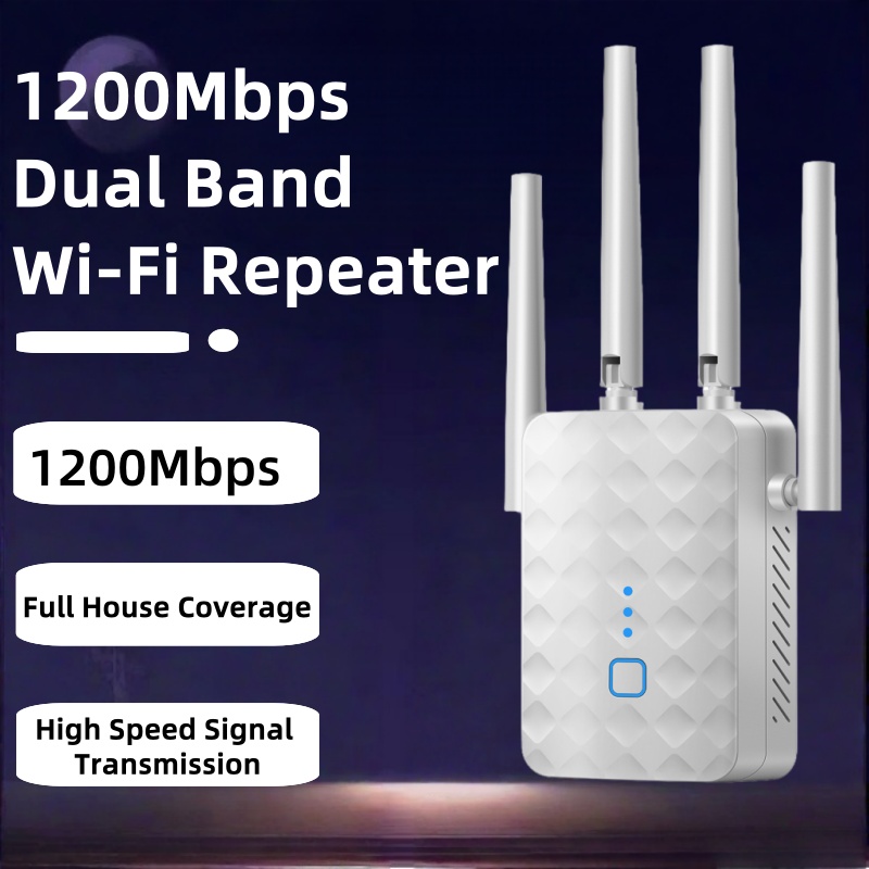 1200Mbps Dual Band WiFi Repeat - Home Security No Wifi review and price