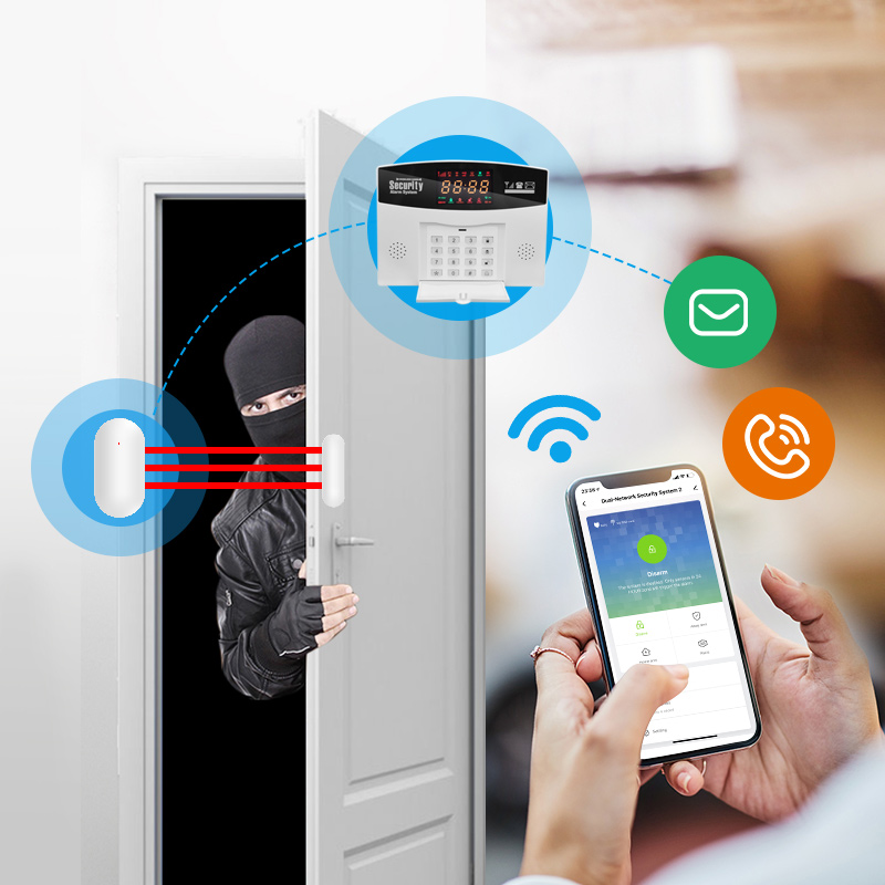 Tuya WiFi Home Burglar Alarm S - Home Zone Security App review and price