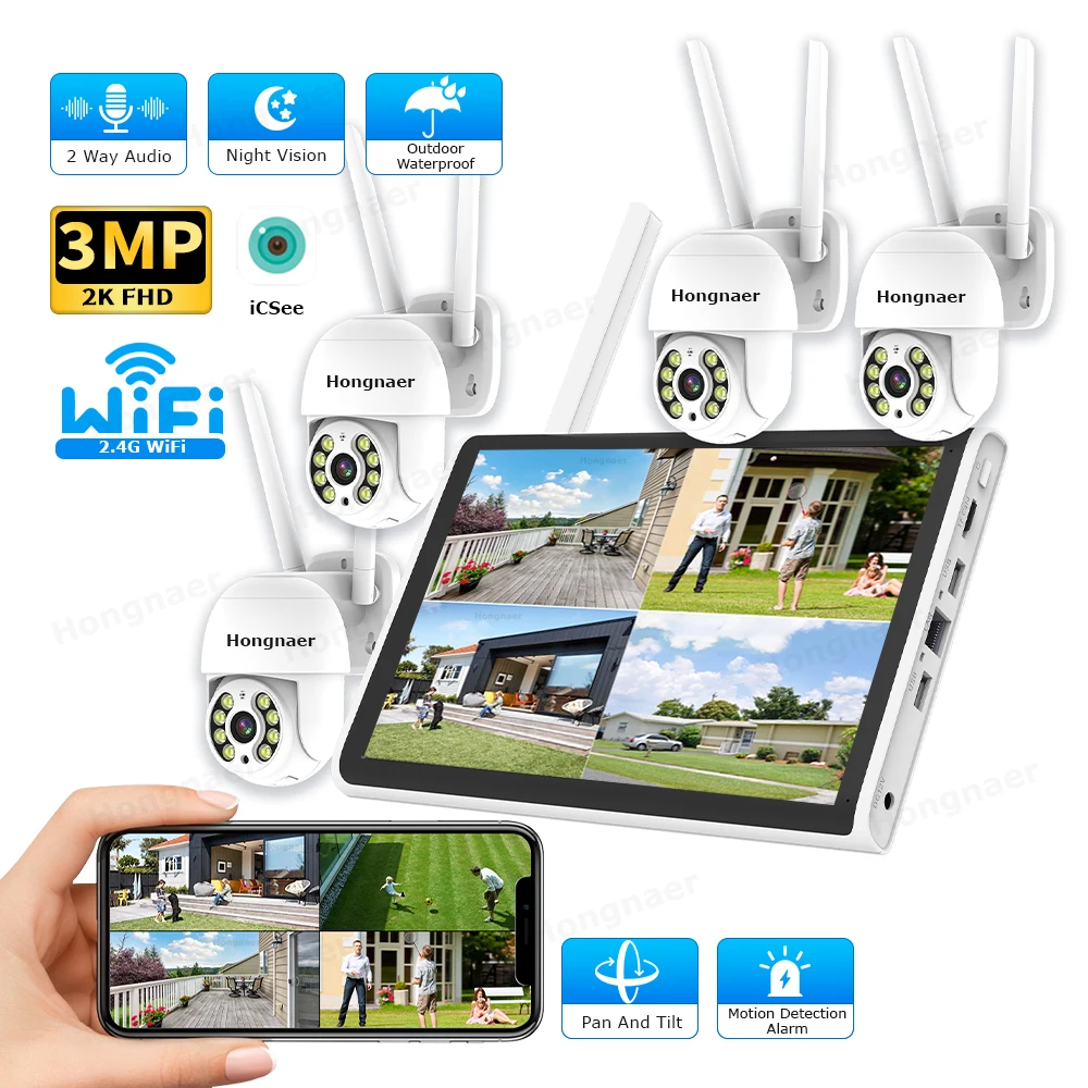 2026 Hongnaer 3MP 4 Channel Wi - Home Security Video review and price