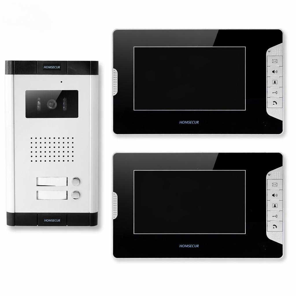 4 Wire 2 Family Video Door Pho - Home Security Lock System review and price