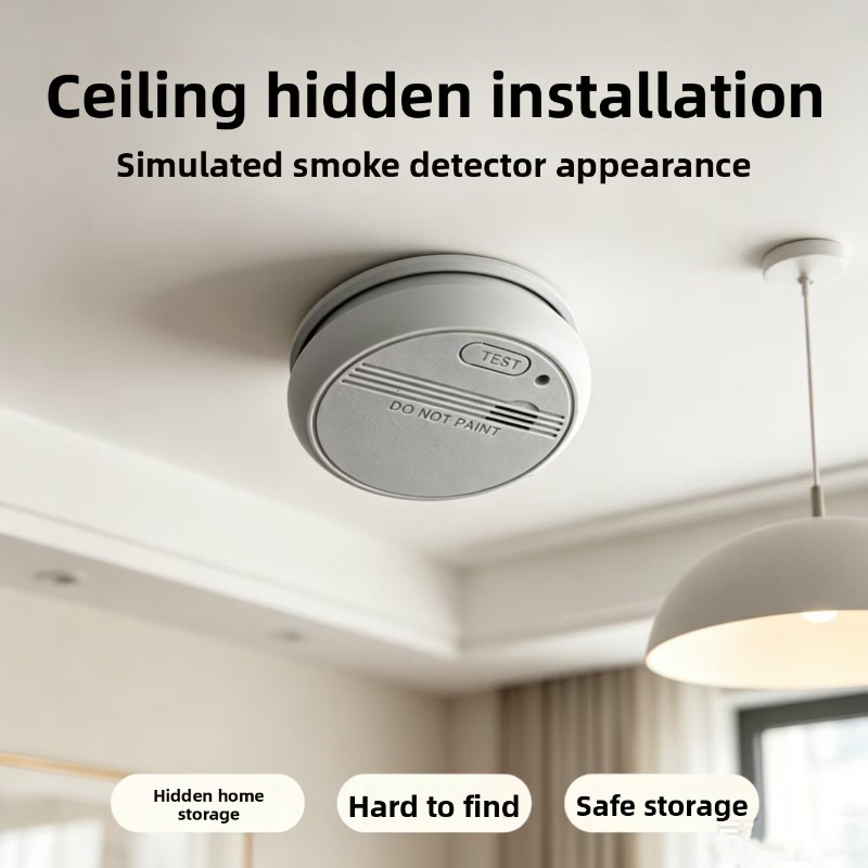 Realistic Simulated Smoke Dete - Home Security Key Box review and price
