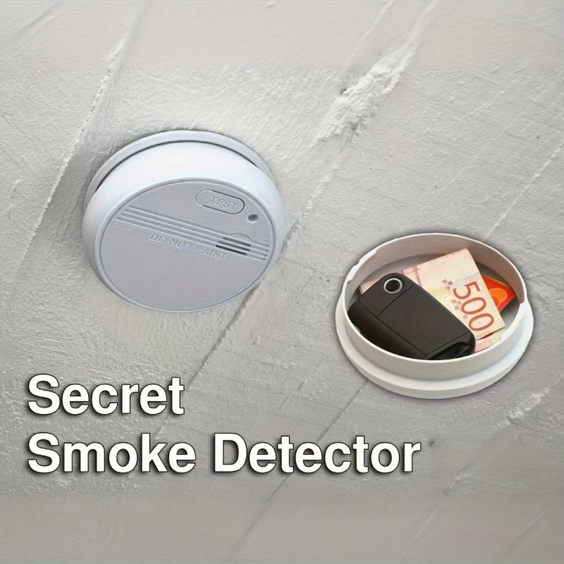 Realistic Simulated Smoke Dete - Home Security Key Box review and price