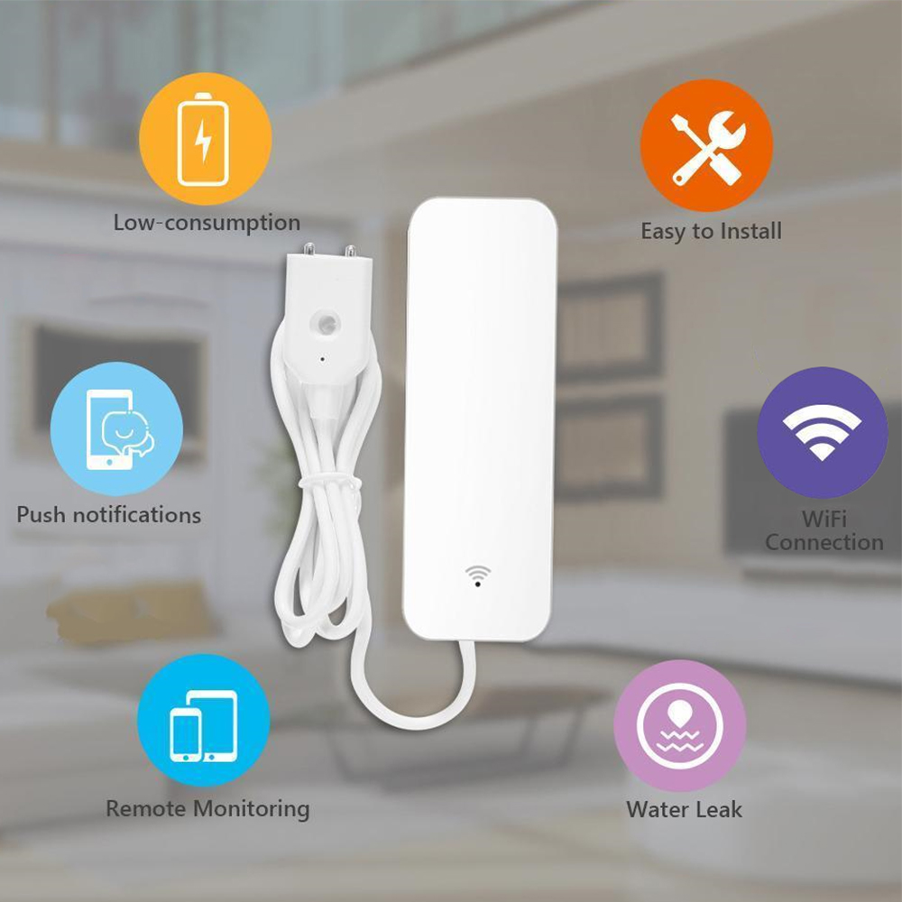 Tuya WiFi Water Leak Sensor, W - Home Security Tools review and price