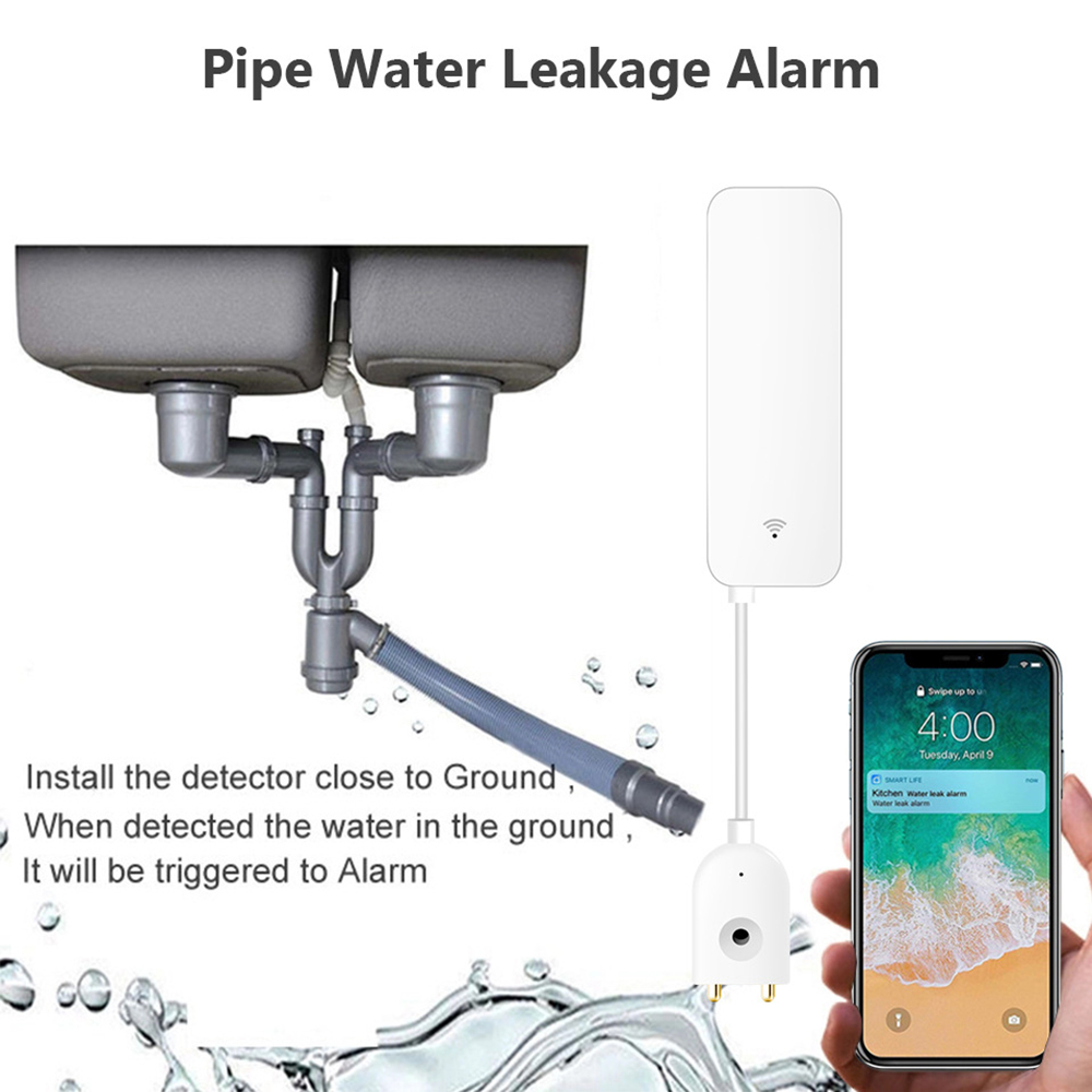 Tuya WiFi Water Leak Sensor, W - Home Security Tools review and price