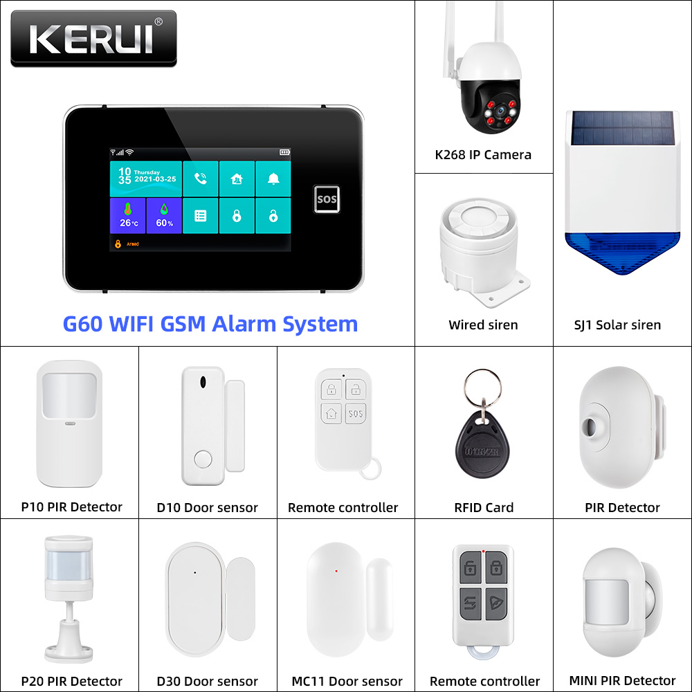 KERUI Tuya Alarm Panel DIY You - Keypad Alarm Panel review and price
