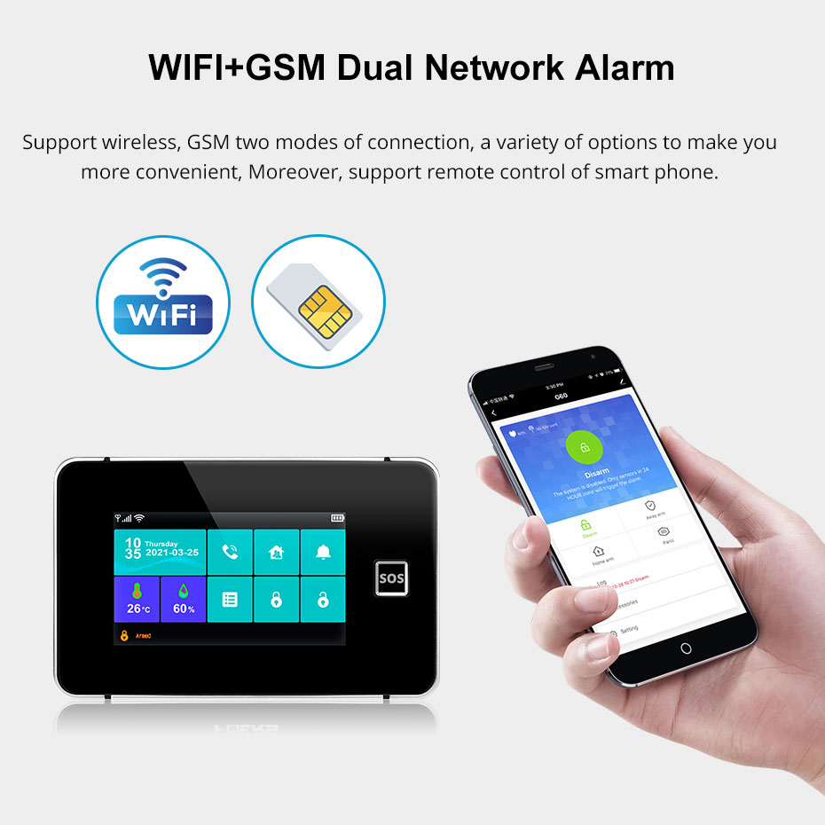 KERUI Tuya Alarm Panel DIY You - Keypad Alarm Panel review and price