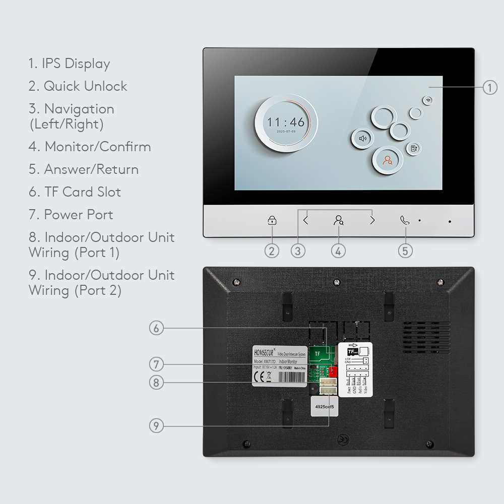 Tuya Smart WIFI Indoor Monitor - Home Security Video review and price