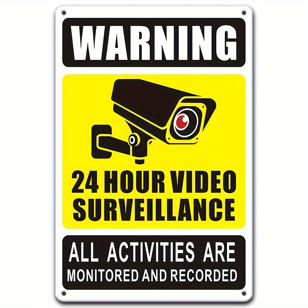 24/7 Video Surveillance Warnin - Home Security Services review and price