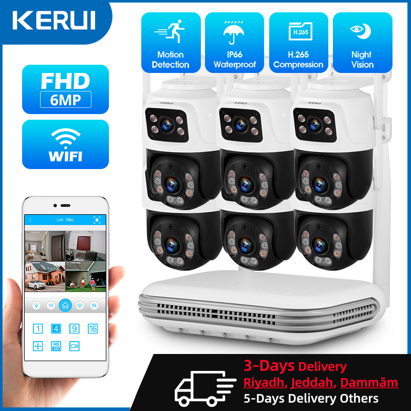 KERUI Waterproof 6MP HD Wirele - Home Security Video review and price