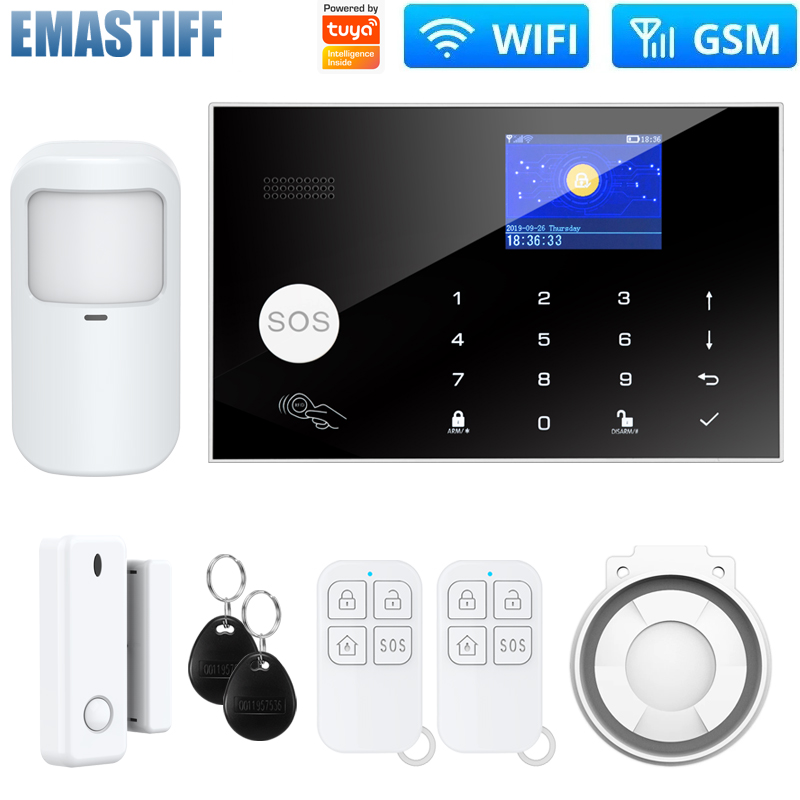 WIFI GSM Alarm System Wireless - Home Zone Security App review and price