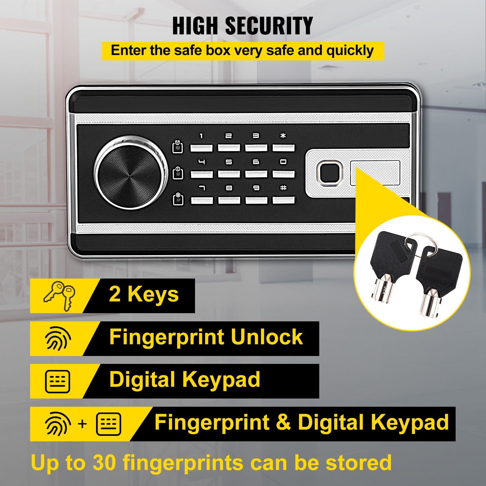 Safe Box Lock Security 2.1 Cub - Home Security Key Box review and price