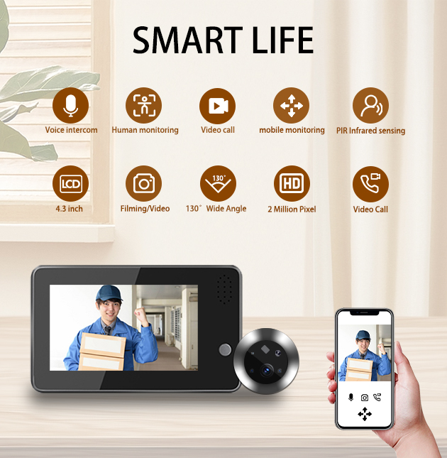 4.3inch Tuya Smartlife WiFi Do - Home Security Video review and price