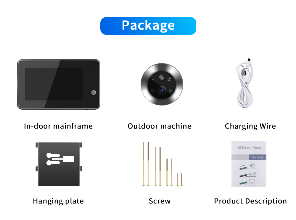 4.3inch Tuya Smartlife WiFi Do - Home Security Video review and price