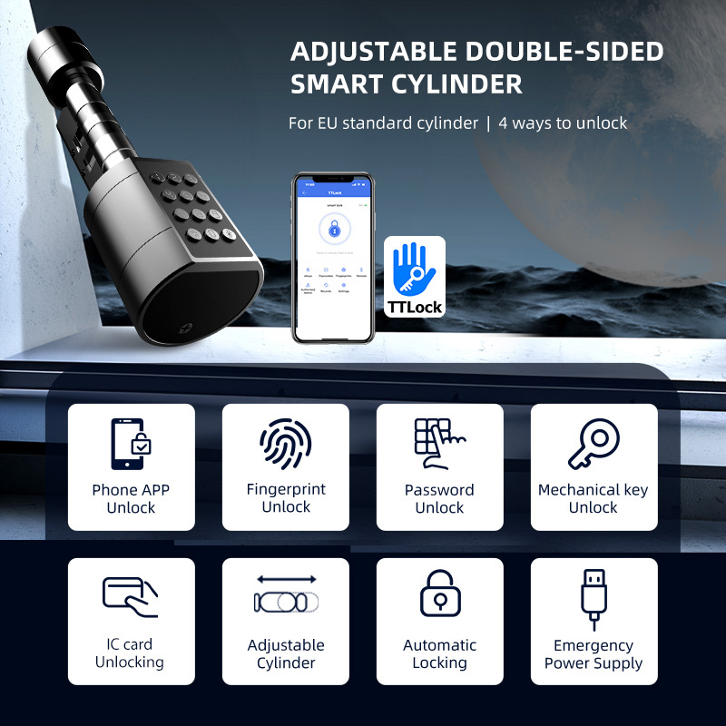 Smart Euro Cylindrical Door Lo - Home Security Services review and price
