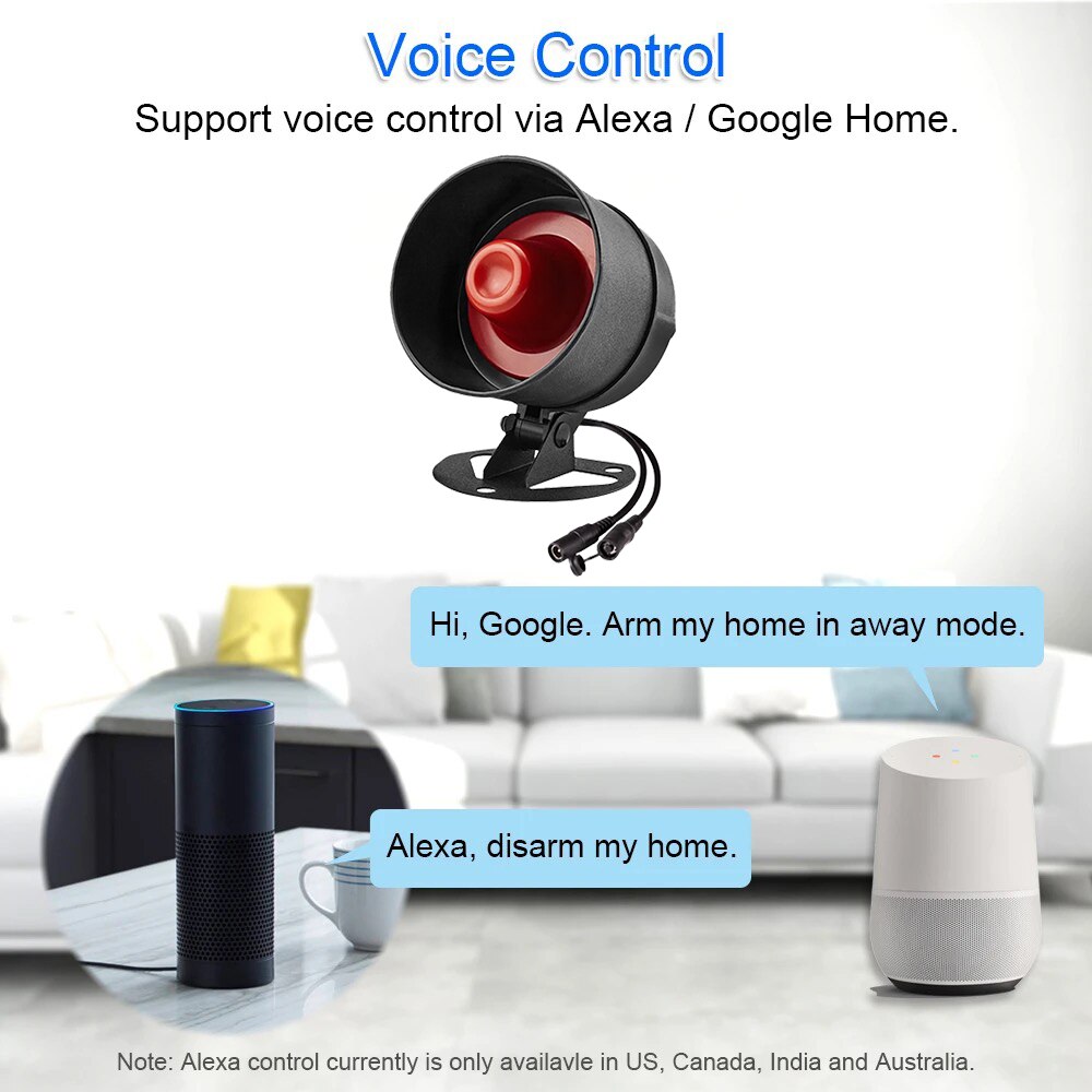 ONENUO Tuya WIFI Alarm Siren L - Home Security No Wifi review and price
