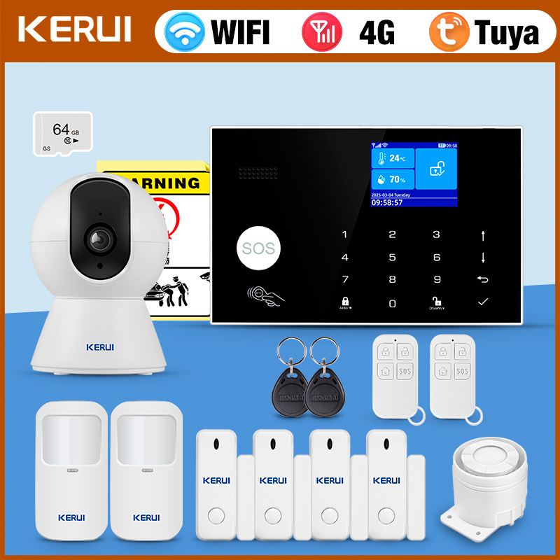 KERUI 4G Alarm System with Wir - Home Zone Security App review and price