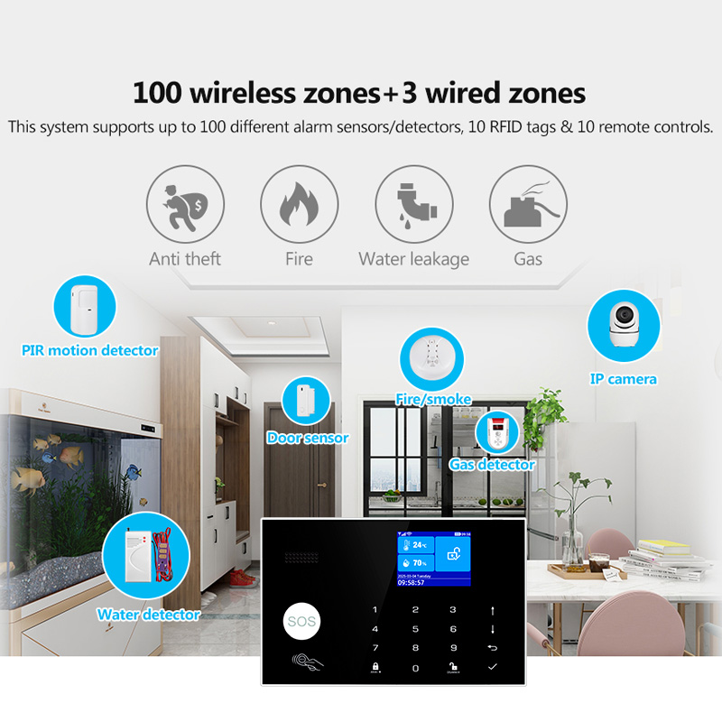 KERUI 4G Alarm System with Wir - Home Zone Security App review and price