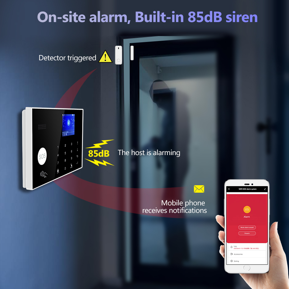 KERUI 4G Alarm System with Wir - Home Zone Security App review and price