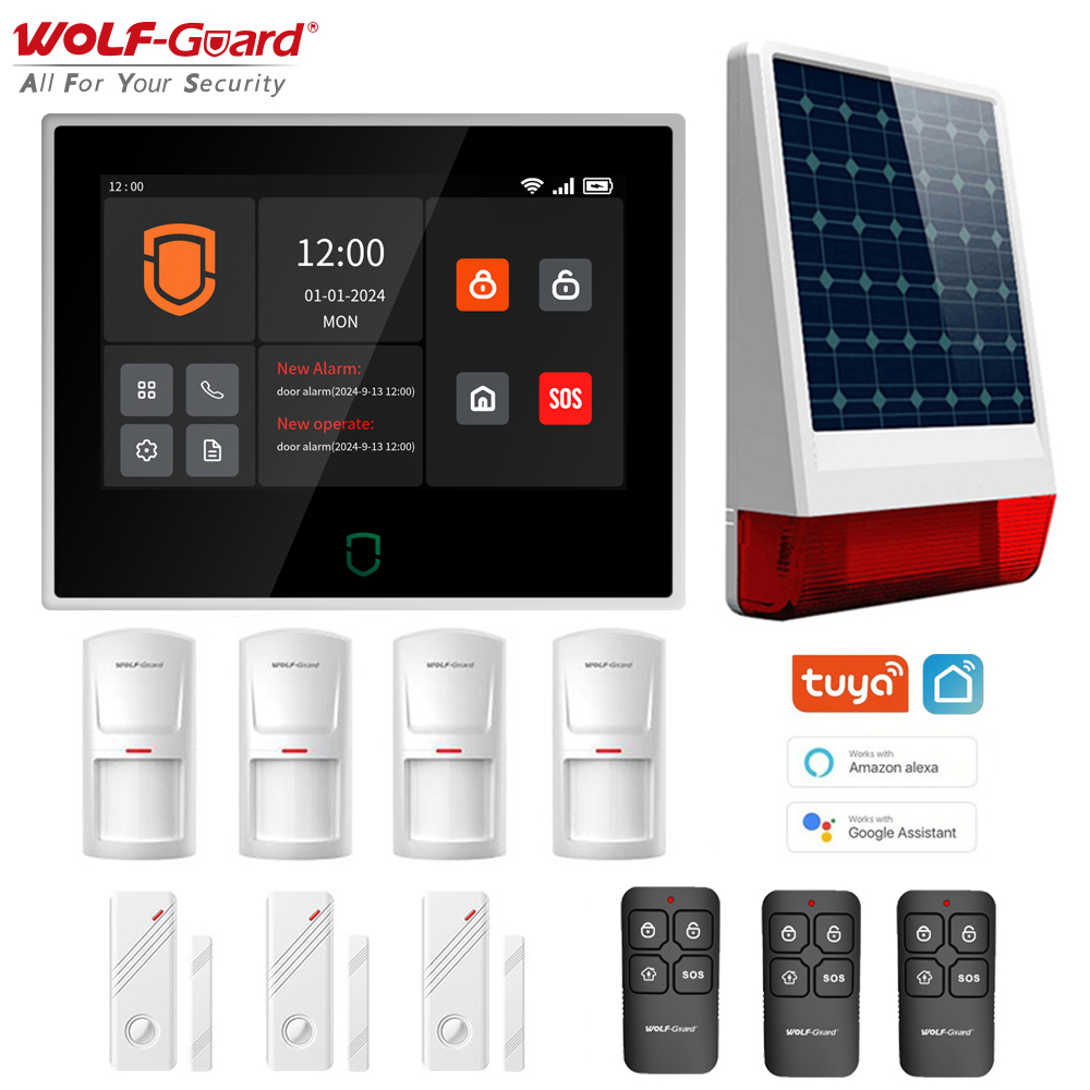 Wolf-Guard 7 inch Touch Screen - Home Security No Wifi review and price