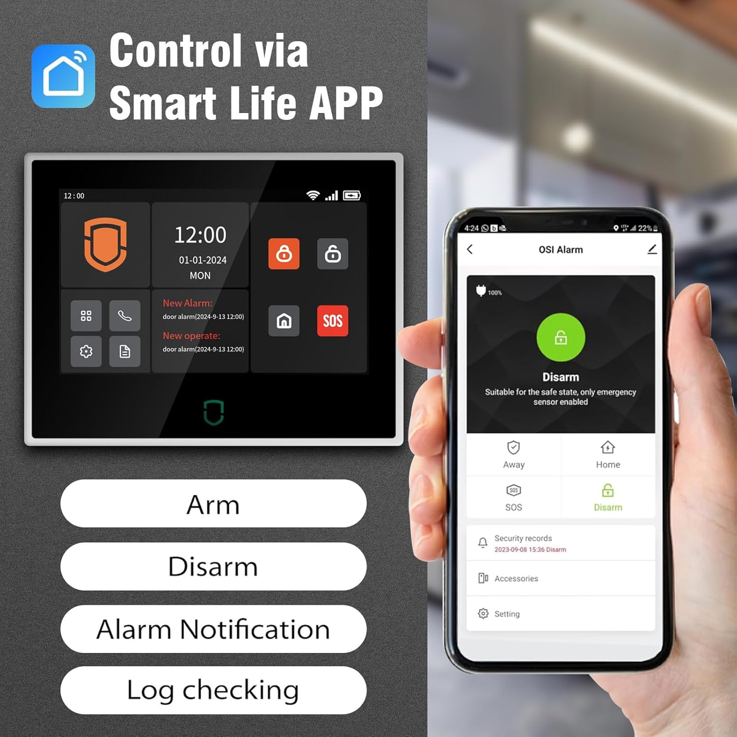 Wolf-Guard 7 inch Touch Screen - Home Security No Wifi review and price