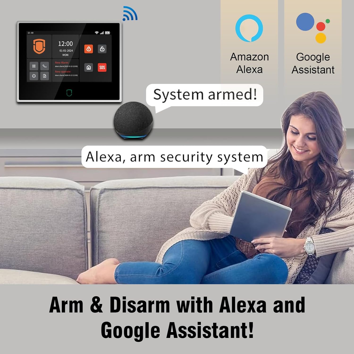 Wolf-Guard 7 inch Touch Screen - Home Security No Wifi review and price