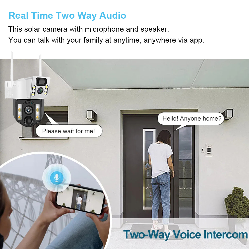 WiFi/4G Solar Camera IP CCTV S - Home Security Services review and price