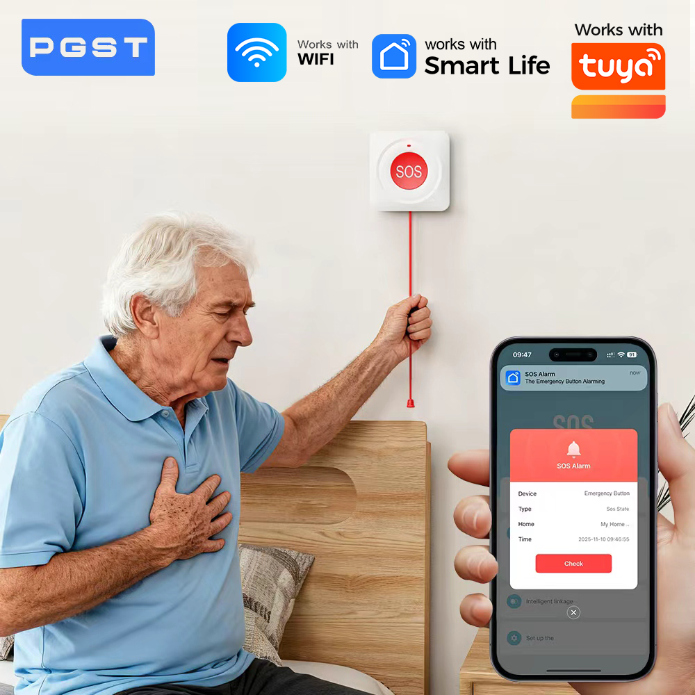 WIFI Zigbee Buttontons SOS Pus - Home Security Tools review and price