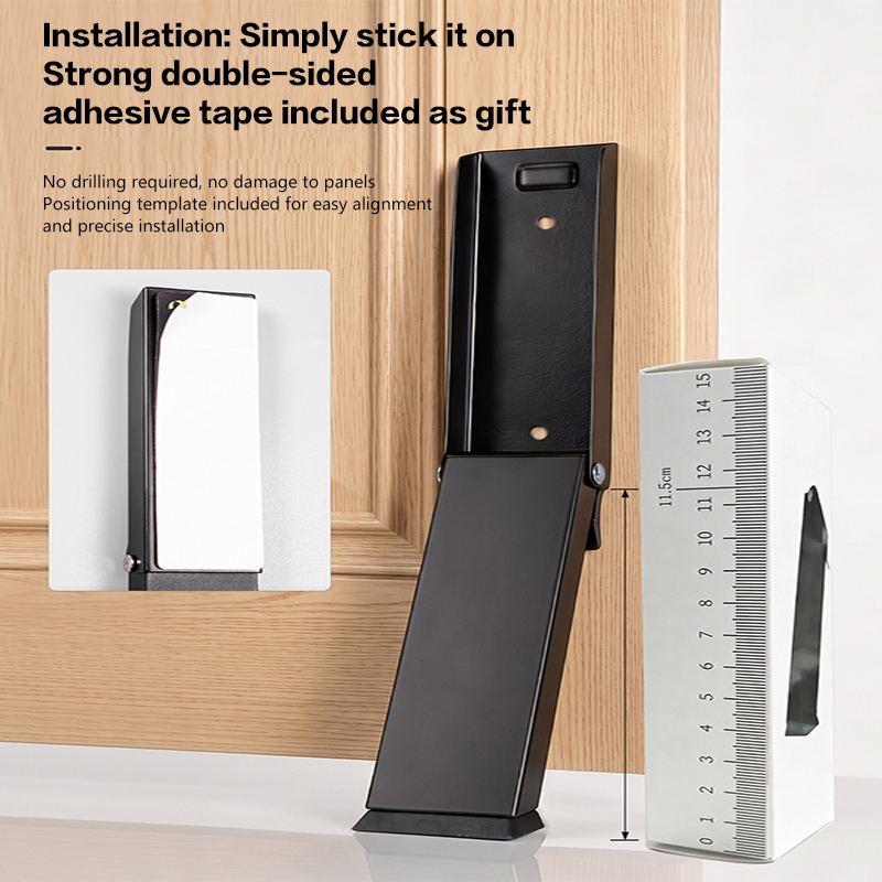 Upgraded No Drill Door Stopper - Home Security Jammers review and price