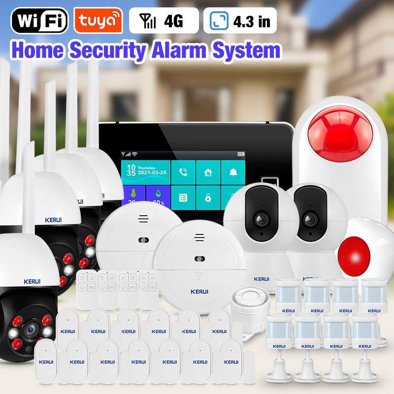 KERUI 4.3 Inch Touch Screen Ho - Home Security No Wifi review and price