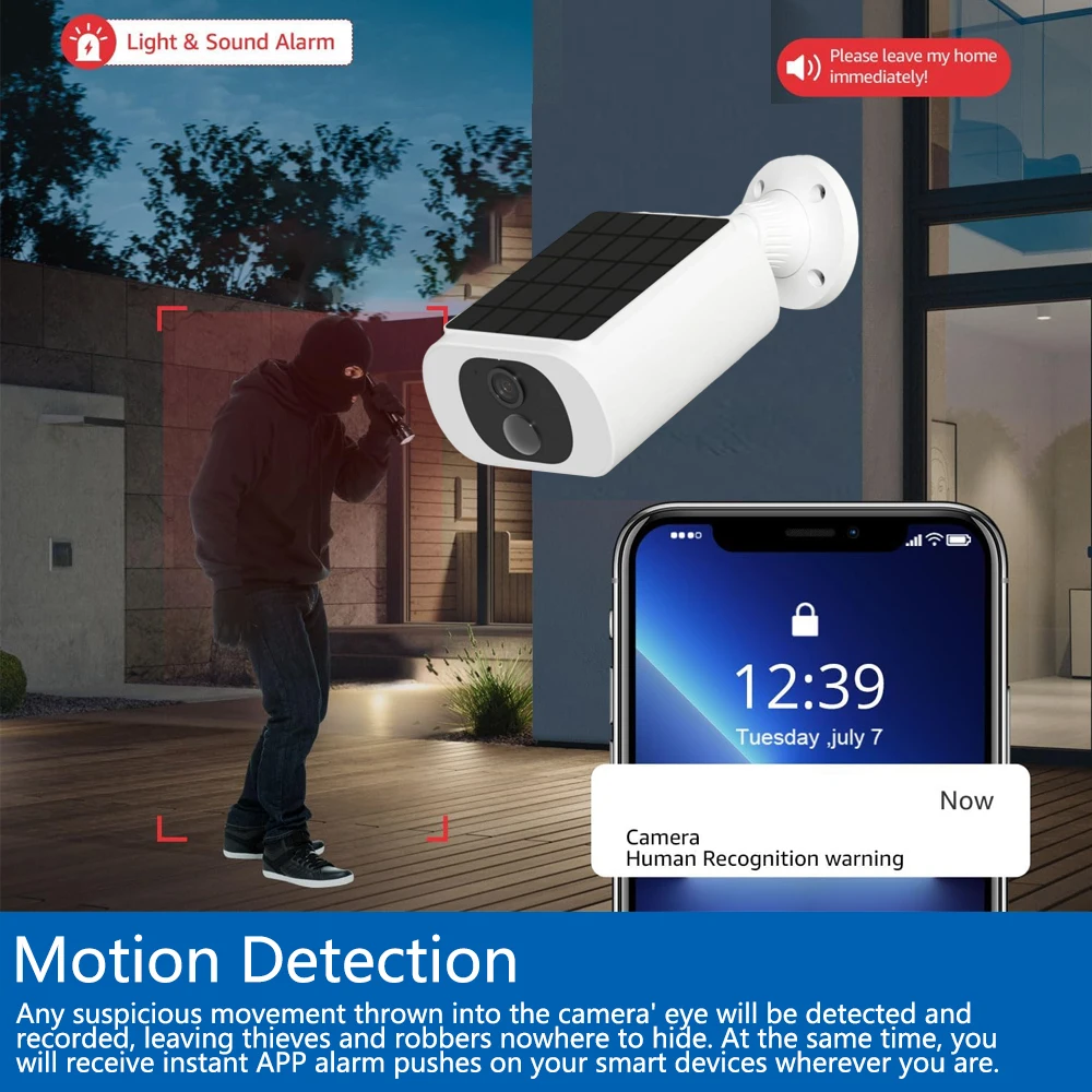 Tuya 5MP Solar Security Camera - Home Security Services review and price