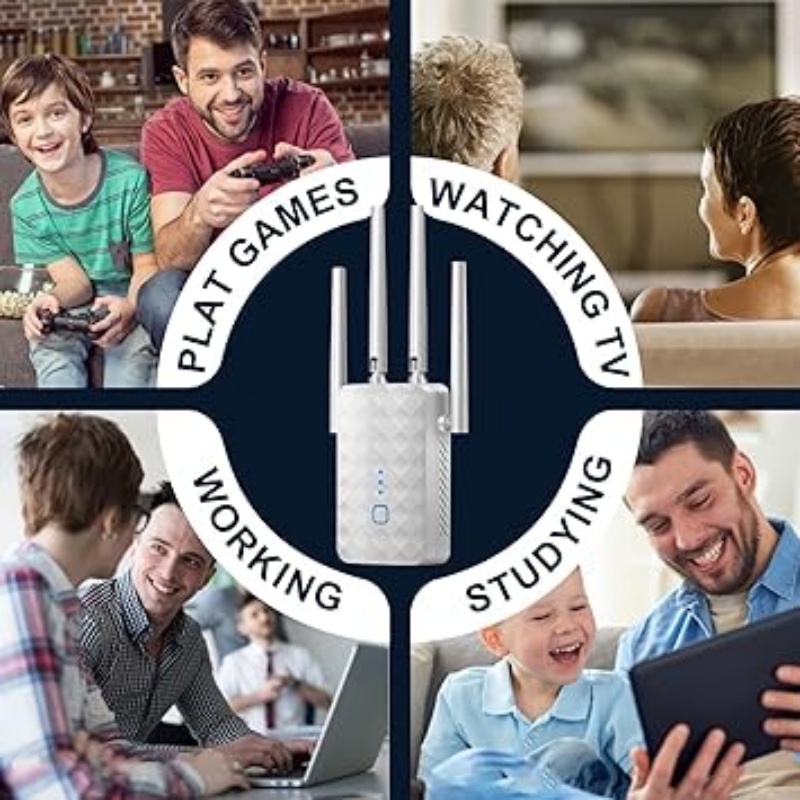 1200Mbps WiFi Repeater Wireles - Home Security No Wifi review and price