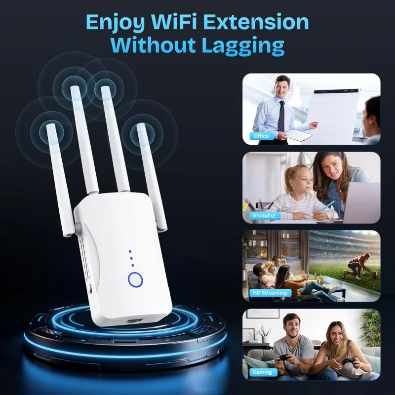 2.4G/5GHz Dual Band WiFi Repea - Home Security No Wifi review and price