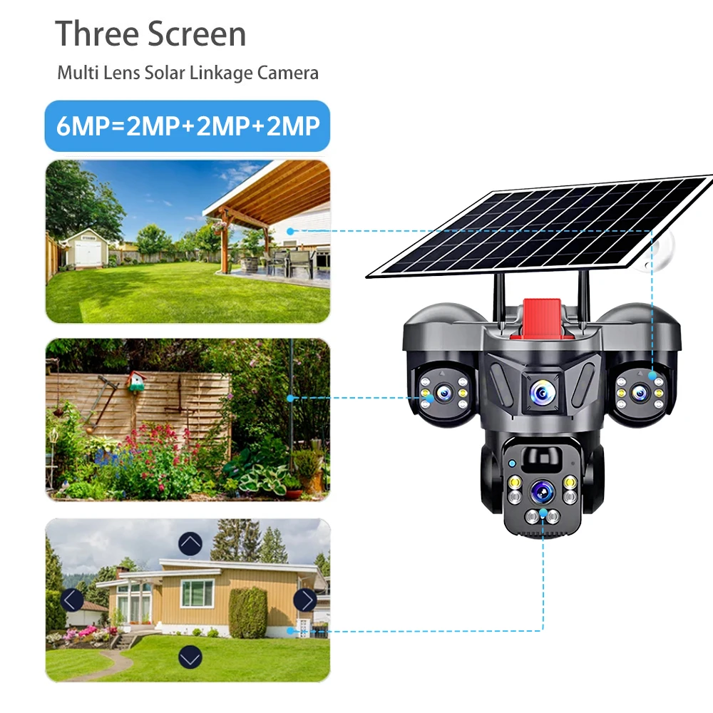 KERUI Outdoor PTZ 6MP 4G SIM W - Home Security Video review and price