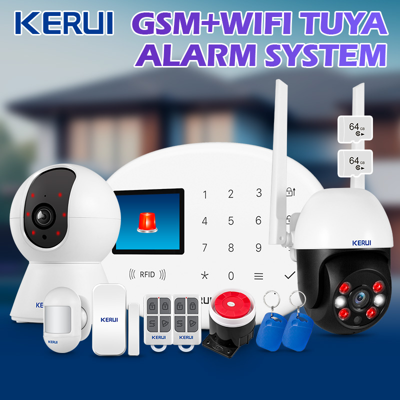 KERUI Tuya Wireless Home Alarm - Home Security No Wifi review and price