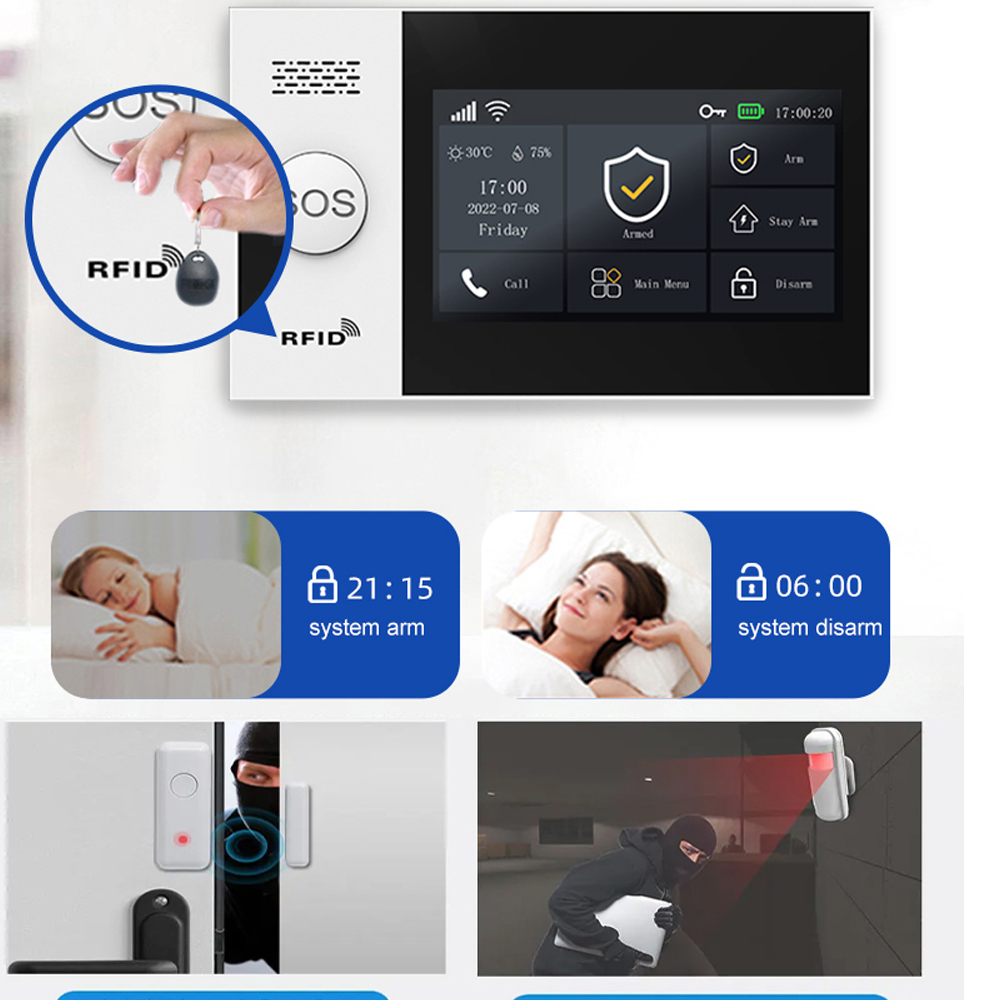 PGST 4G Tuya Smart Home Alarm  - Home Security Diy review and price